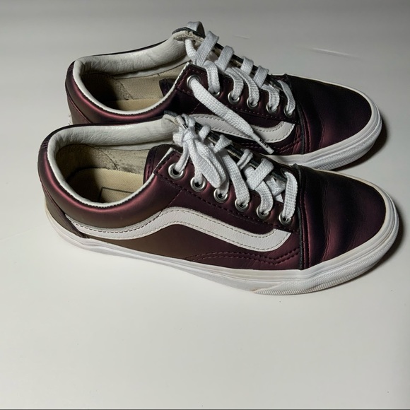 Vans Metallic Purple  skate sneakers size 5.5 - Picture 3 of 11